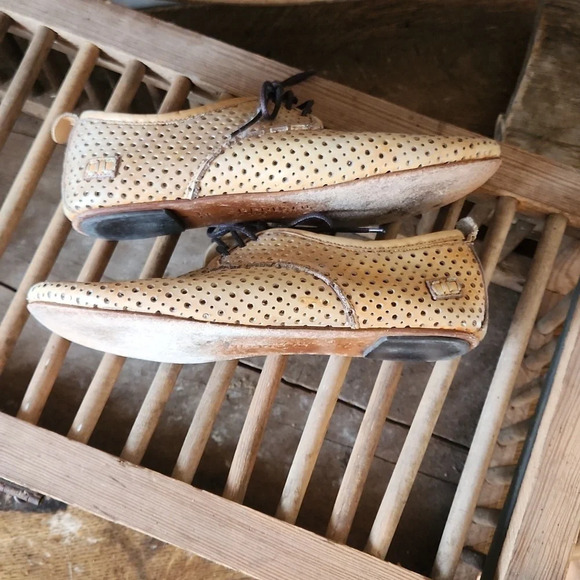 ||BED STU|| oxfords/flats, tan, leather, handmade, lace up, size 8 - Picture 3 of 8